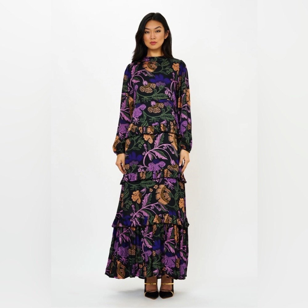 Tuckernuck Oliphant Mock Neck Maxi-Turin Peri NWT
